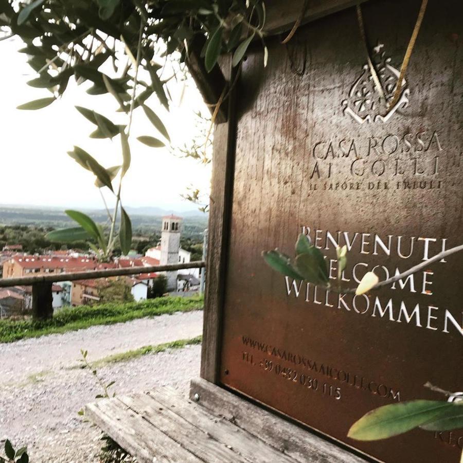 Agriturismo Casa Rossa Ai Colli Ragogna Eksteriør billede